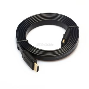 Ultra flexibel High Speed HDMI-kabel med låg profil kontakter