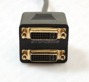 DVI-D till 2 x DVI-D Digital Video Splitter kabel M/F